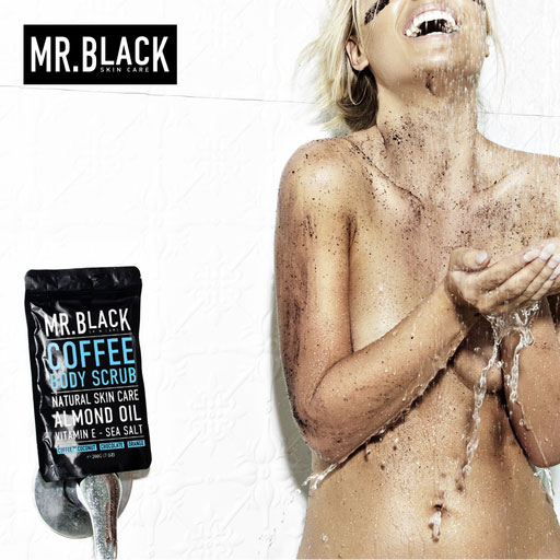 Mr. Black Piling za telo na bazi kafe Coffee Body Scrub - detalj