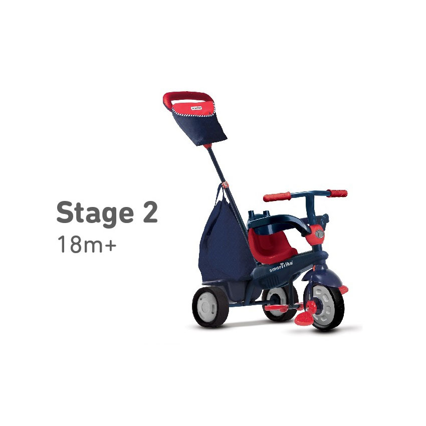 Tricikl Smart Trike 4u1 Shine Navy 6402502 - detalj