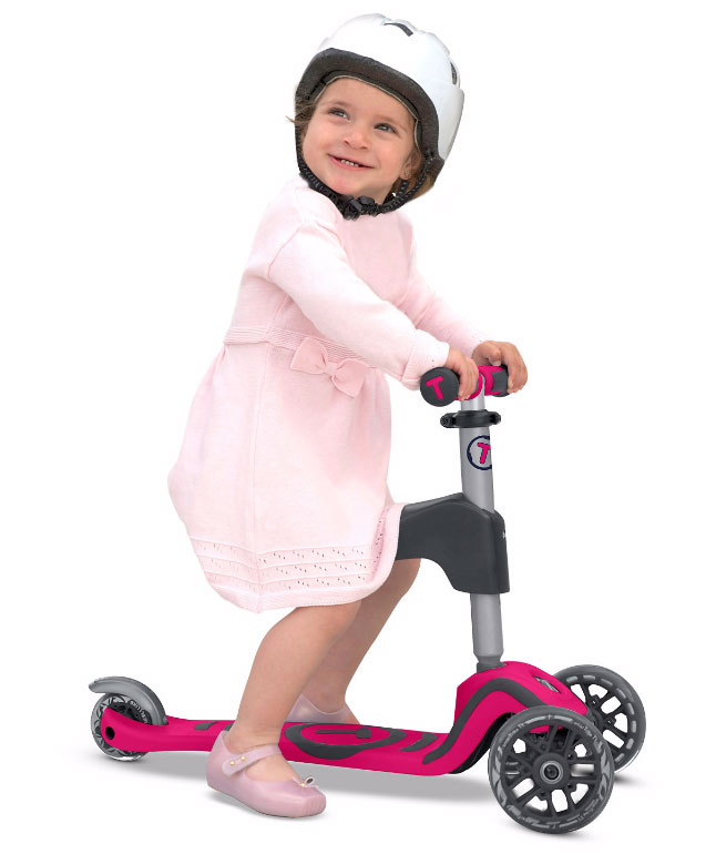 Smart Trike Trotinet 3u1  T Scooter T1 Pink 2020200 - detalj