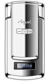 Mobilni telefon DualSIM Anycool V868 sa tv i fm prijemnikom i obrtnim ekranom - Silver - detalj