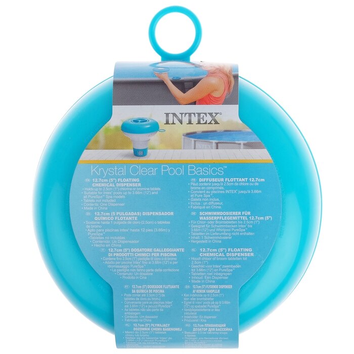 Plutajući dozator za hlor tablete veličine do 2.5 cm Intex 29040 - detalj