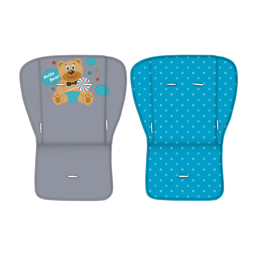 Lorelli Kolica za bebe 6m+ sa pokrivačem Foxy Blue Grey Hello Bear 10020521718A - detalj