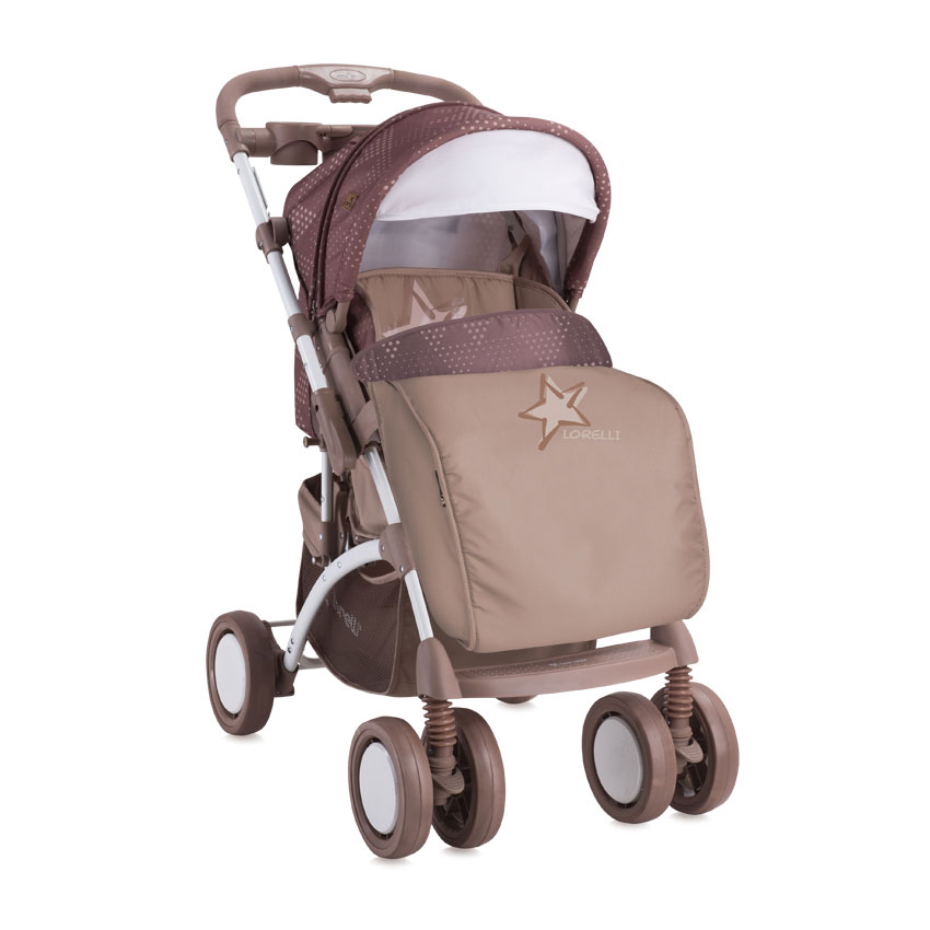 Lorelli Kolica i autosedište za bebe 0m+ Apollo Beige Star 10020911731 - detalj