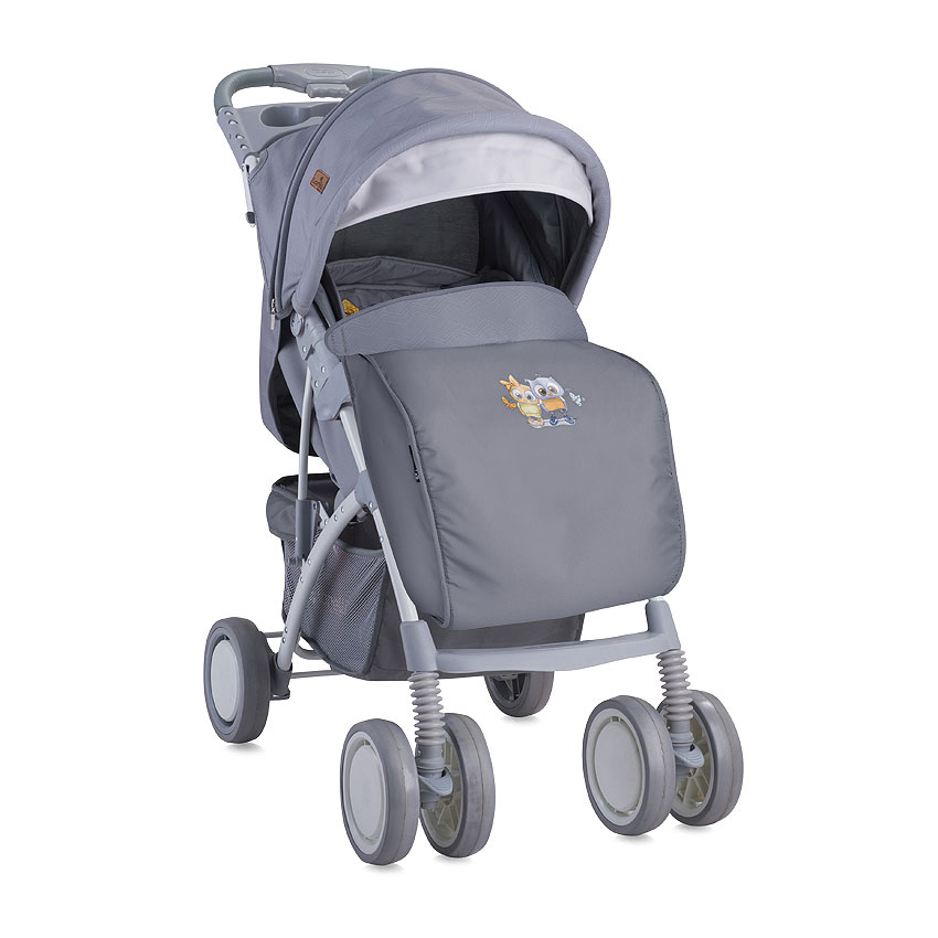 Bebi kolica sa opremom Lorelli Rio Grey Baby Owls 10020641729 - detalj