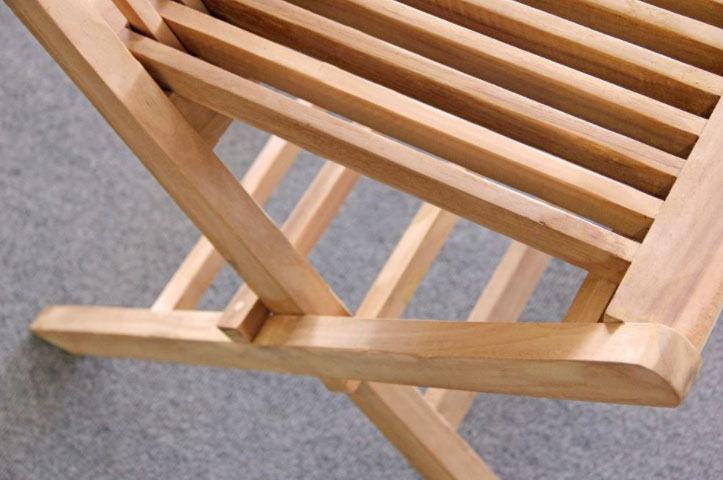 Garnitura od tikovine Myanmar - sklopiva - detalj