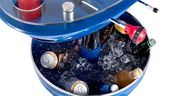 Barski sto sa stonim fudbalom Funny Table Blue Moon - detalj