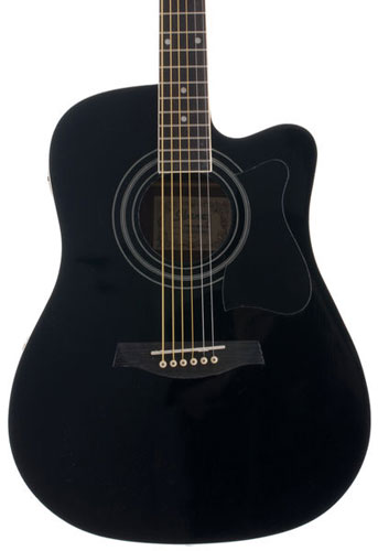 Ibanez V72ECE-BK akustična gitara sa ozvukom - detalj