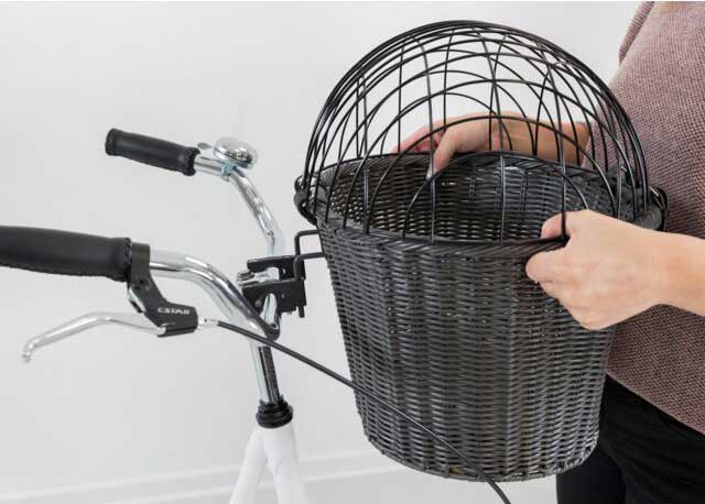 Prednja korpa za male pse za bicikl Trixie 13107 - detalj