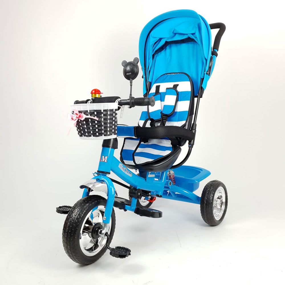 Tricikl Guralica Playtime AM406 plavi - detalj