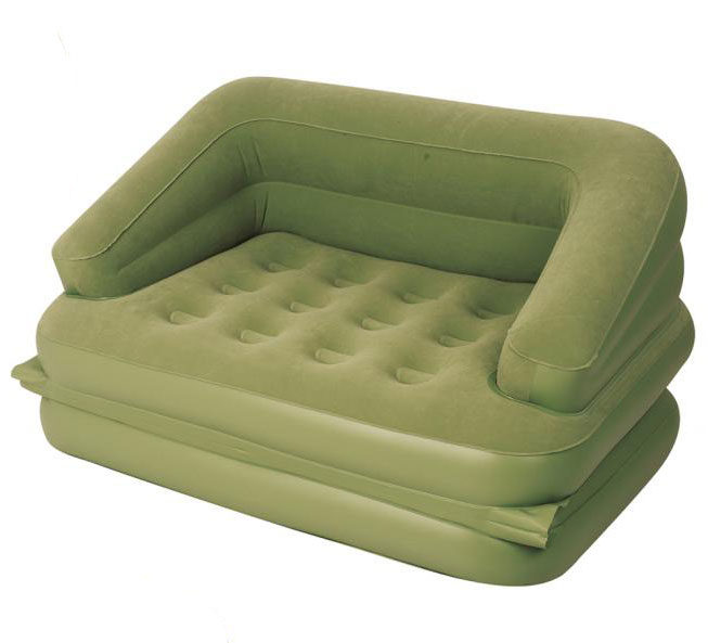 Rasklopivi Dvosed Na Naduvavanje Sa Ugrađenom Pumpom - 5 u 1 Bež - detalj