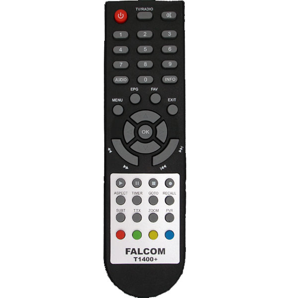 Set top box Falcom T-1400 prijemnik digitalnog TV signala DVB-T2 - detalj