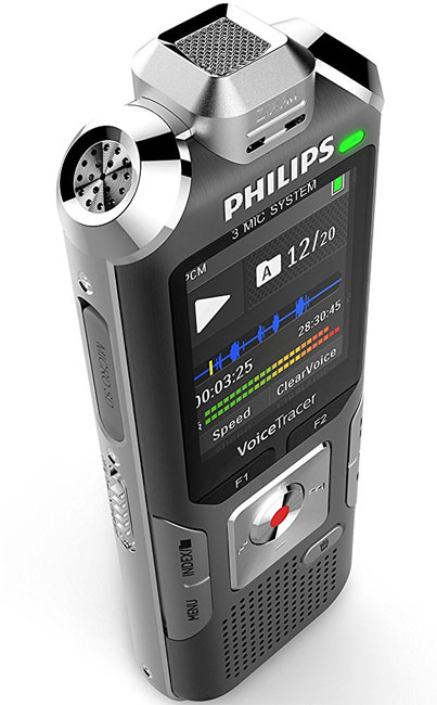 Diktafon Philips Voice Tracer DVT6010 - detalj