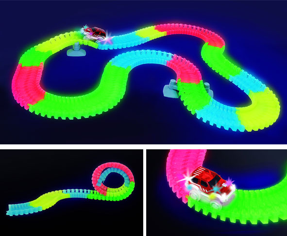 Fantastična auto staza koja svetli - detalj