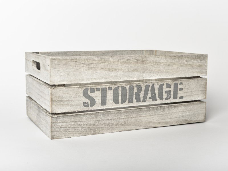 Drvene Gajbice Za Odlaganje - Kutije Od Drveta - 3 Komada - detalj