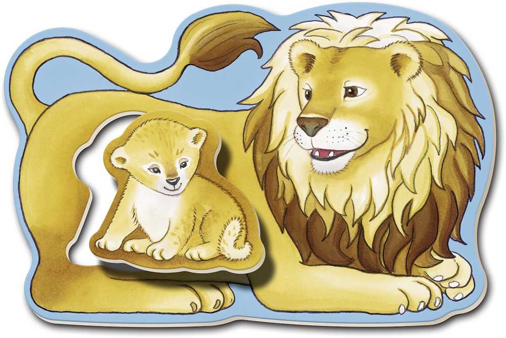 Ravensburger puzzle 12 delova - Moje prve puzzle, 6 u 1 06883 - detalj