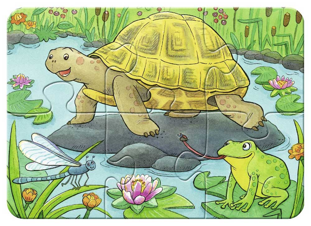 Ravensburger puzzle 20 delova - 4 u 1, ljubimci 06951 - detalj