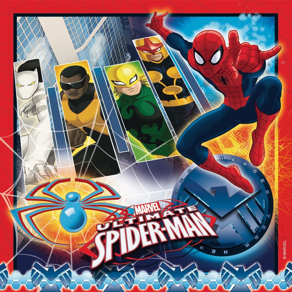 Ravensburger puzzle 290 delova - Spiderman koferčić 07262 - detalj