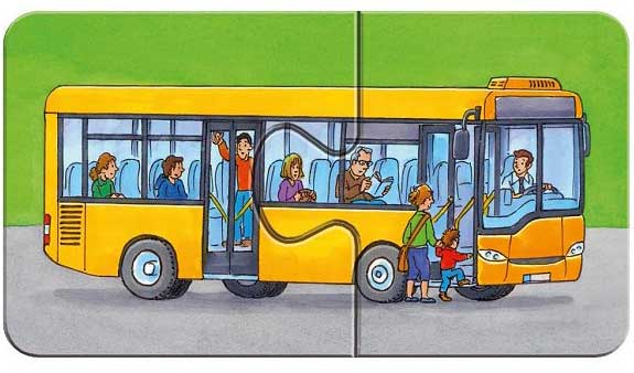 Ravensburger puzzle 18 delova - 9 u 1 zanimanja 07332 - detalj