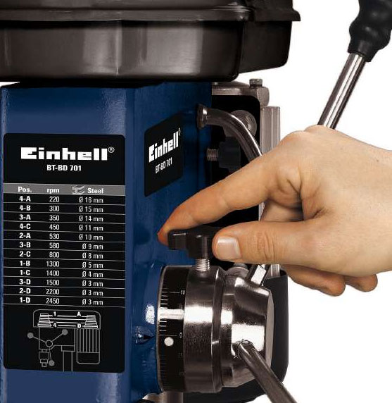Einhell Stubna bušilica BT-BD 701 4250590 - detalj