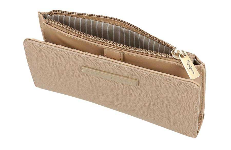 Ženski novčanik 17cm Pepe Jeans Elia beige 79486 - detalj