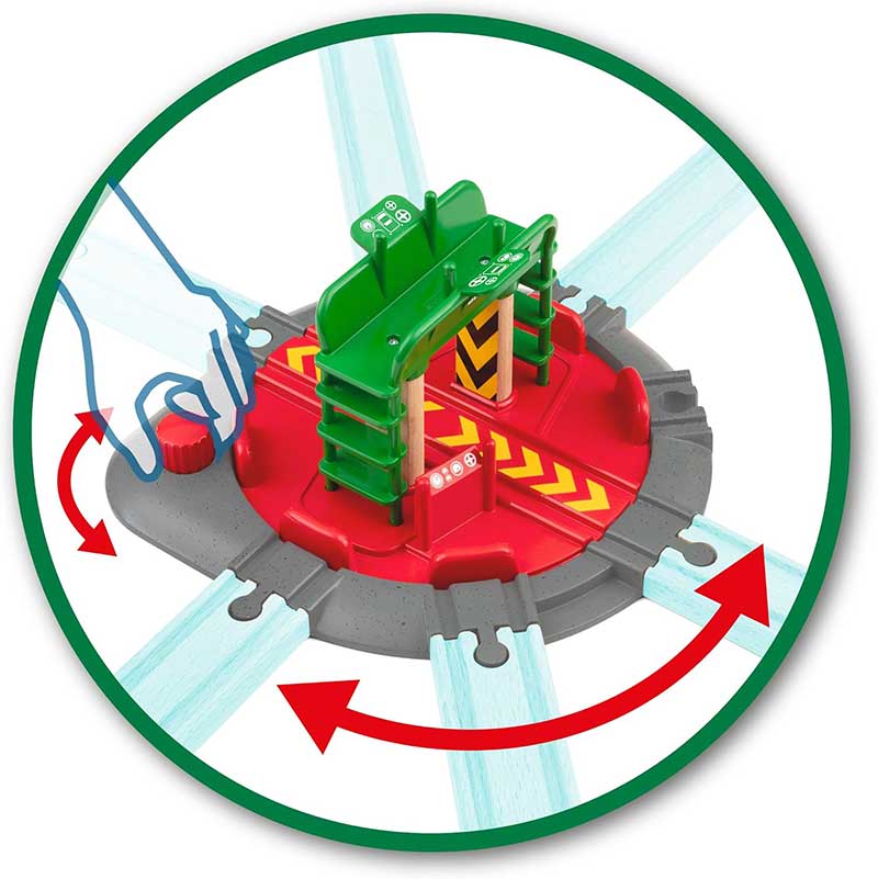 BRIO Igračka dodatak za prugu Skretnica sa kontrolnim mostom 33476 - detalj