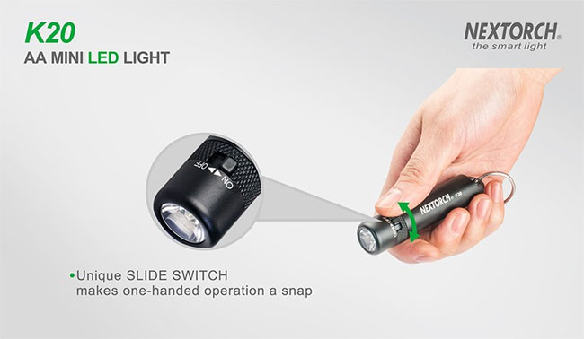 Nextorch Baterijska lampa K20 - detalj
