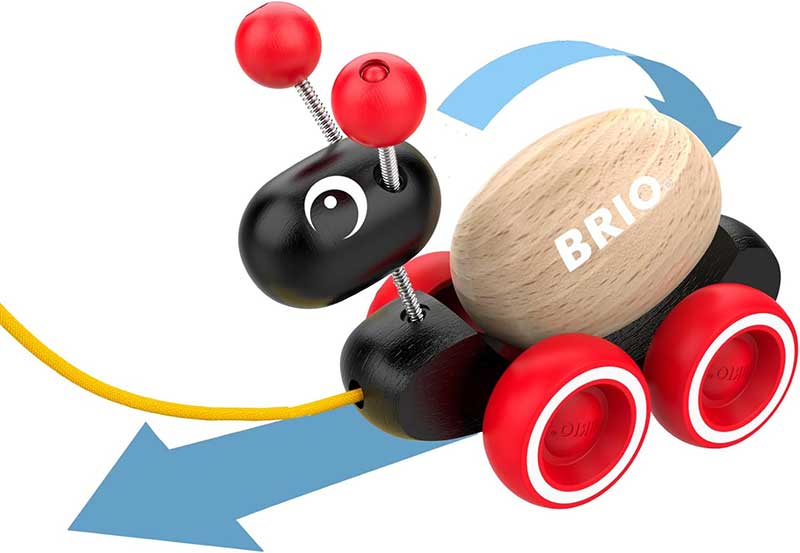 Igračka Drveni mrav na povlačenje BRIO 30348 - detalj