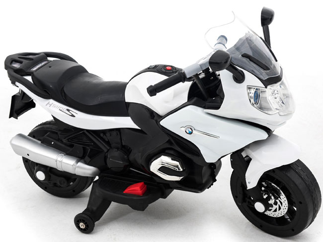 Dečiji motor na akumulator veliki beli 12V - detalj