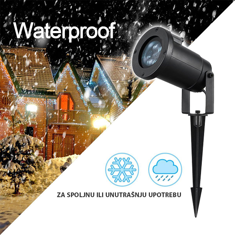 Novogodišnji LED Projektor - detalj