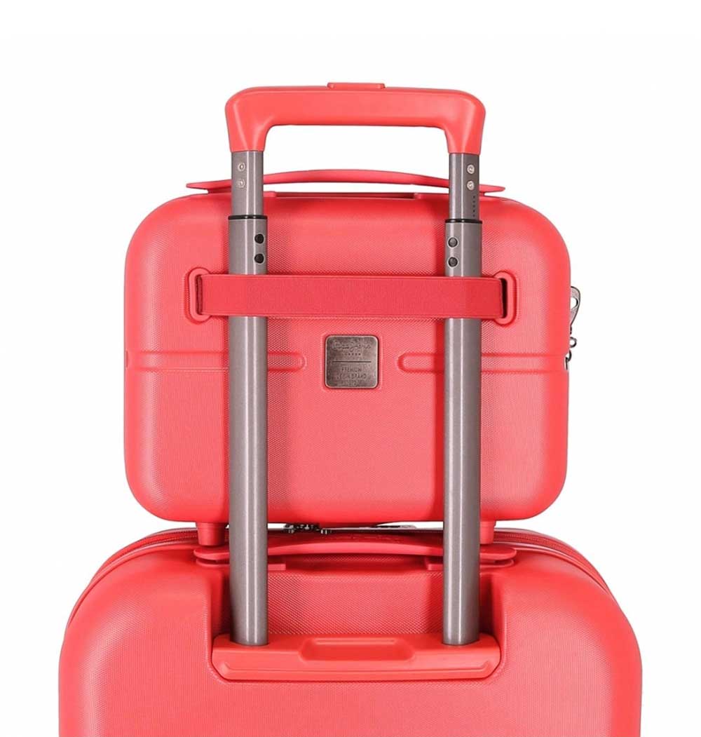 Kofer neseser za kozmetiku i šminku Pepe Jeans Highlight coral 76839 - detalj