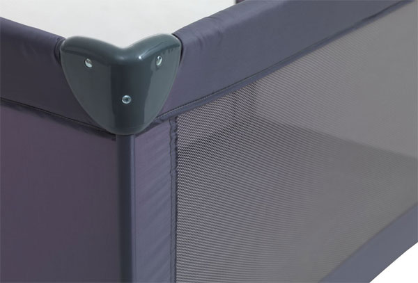 Prenosni krevetac Nasso tamno siva - detalj