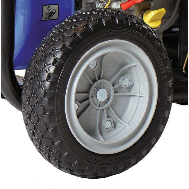 Benzinski agregat za struju sa trofaznom utičnicom Elektro Maschinen GSEm 7250 TBE - detalj