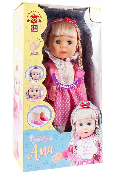 Bebana Interaktivna Lutka Ana Hoda Priča Peva 68037 - detalj