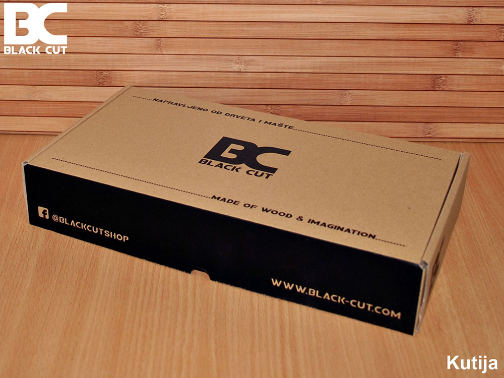 Black Cut 3D LED Lampa White Shark - detalj