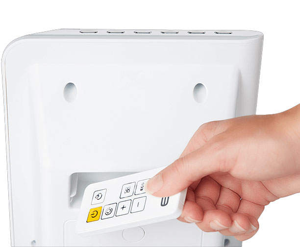 ECG Grejalica PTC sa daljinskim upravljačem KT 200 DT white - detalj