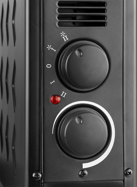 ECG Konvektorska grejalica TK 2030 T black - detalj