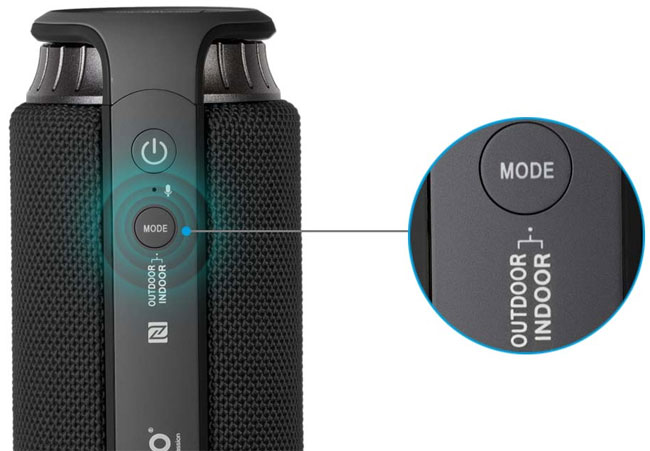 Trendwoo Portabl Bluetooth zvučnik SoundCup-L crni 029257 - detalj