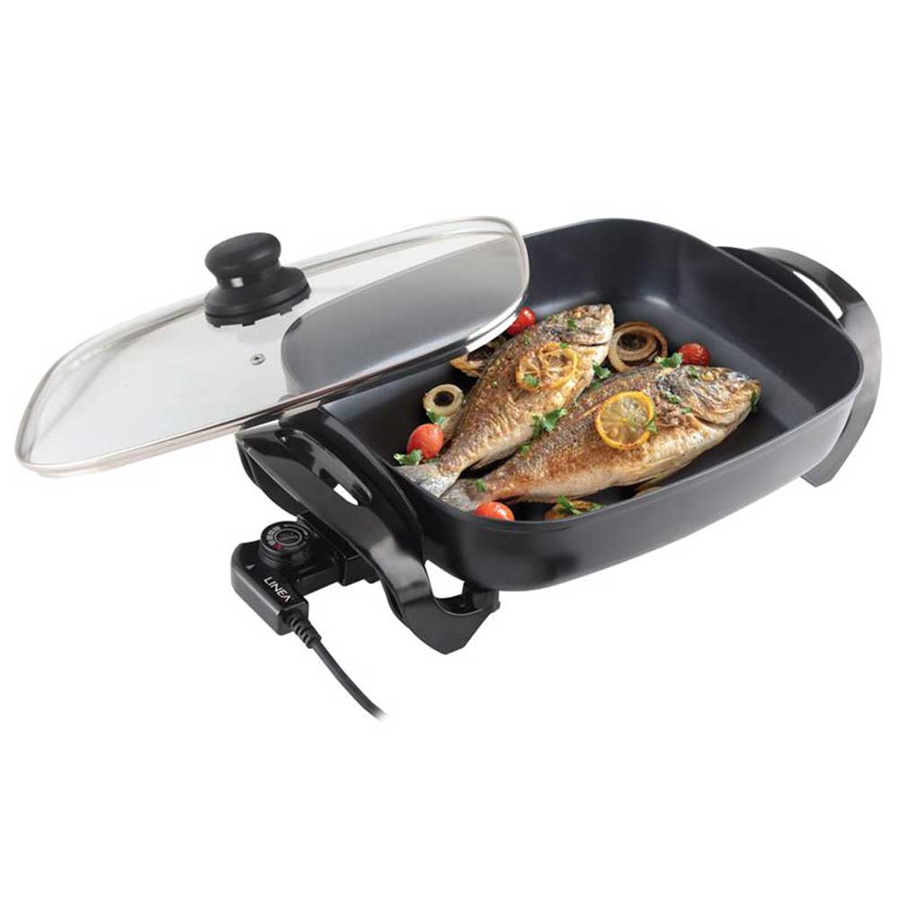 Električni tiganj-pekač četvrtasti 1500W Linea LPQ-0516 - detalj