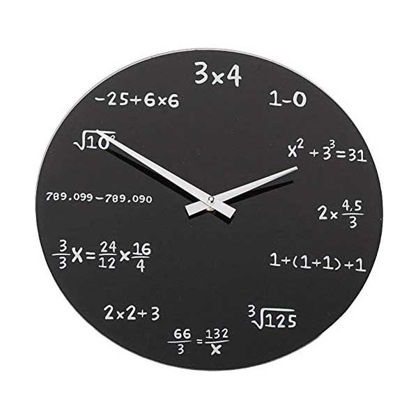 Zidni matematički sat - detalj