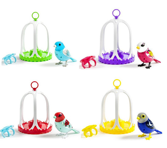 Digibirds ptica u kavezu - više boja 88253 - detalj