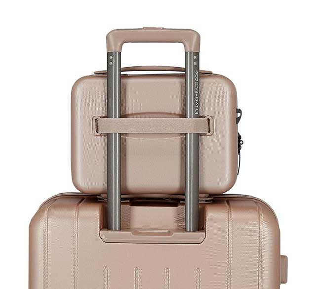 Kofer neseser za kozmetiku Movom Wood champagne 53139 - detalj