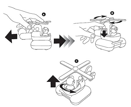 Tomy Helihopter Na Sklapanje TM2037 - detalj