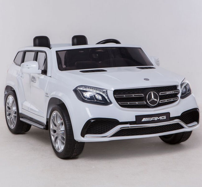 Dečiji automobil na akumulator Dvosed Mercedes GLS 63 AMG Beli - detalj