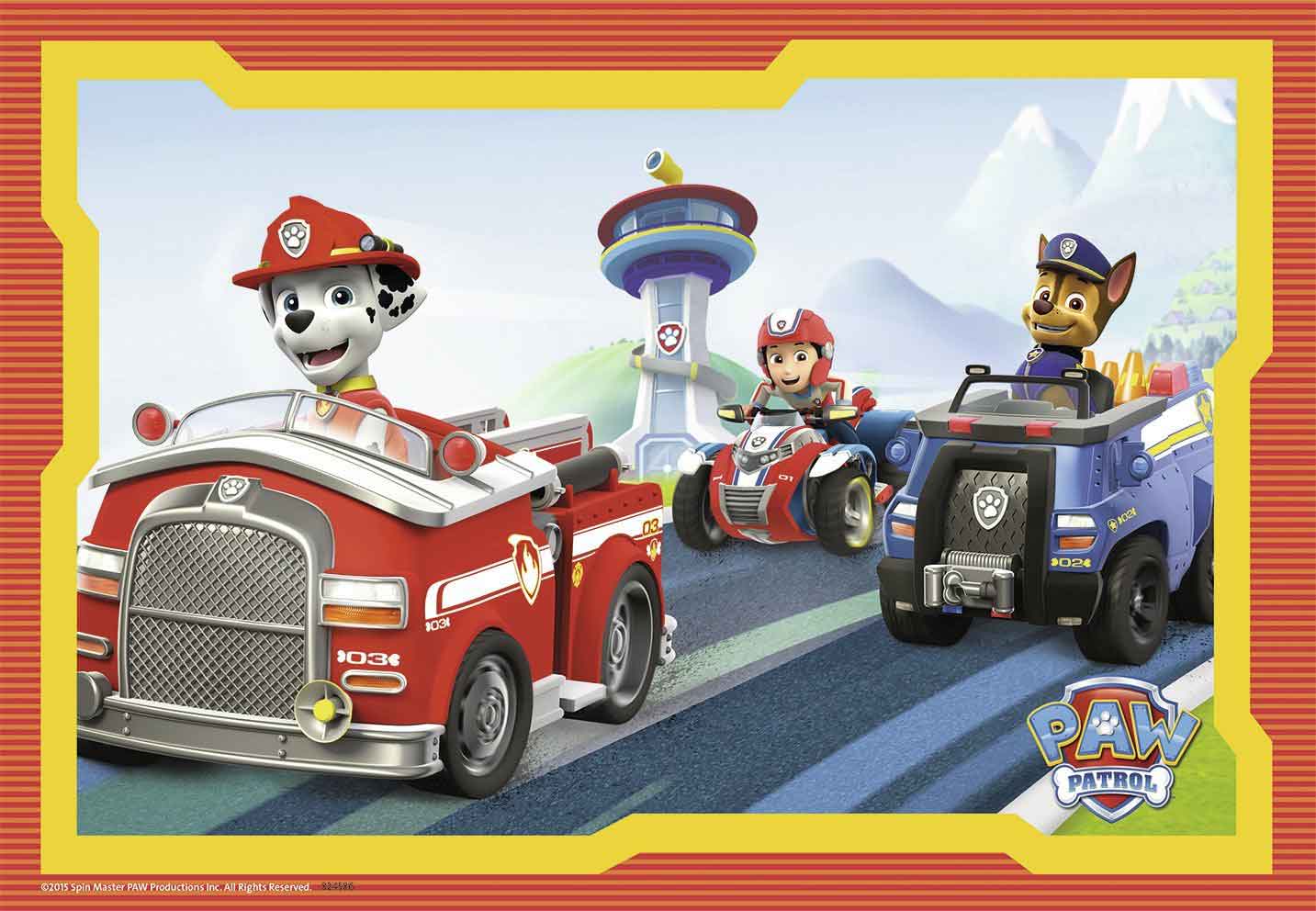 Ravensburger puzzle  Dečije puzle - 2x12 - Paw Patrol - Paw Patrol u akciji  2x12 delova  RA07591 - detalj