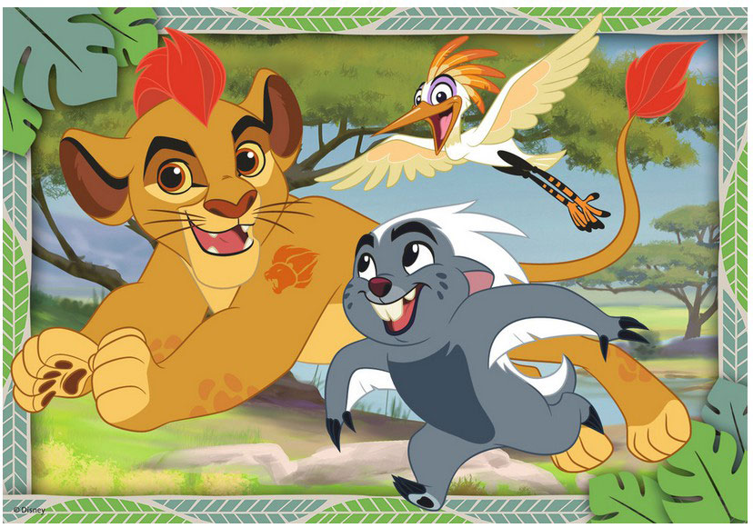 Ravensburger puzzle  Dečije puzle - 2x12 - Disney - Disney Junior - The Lion Guard  2x12 delova  RA07599 - detalj