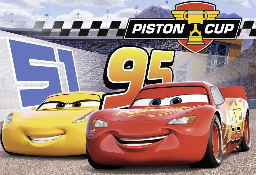 Ravensburger puzzle Dečije puzle - 2x12 - Disney - PIXAR - Cars 3 2x12 delova RA07609 - detalj