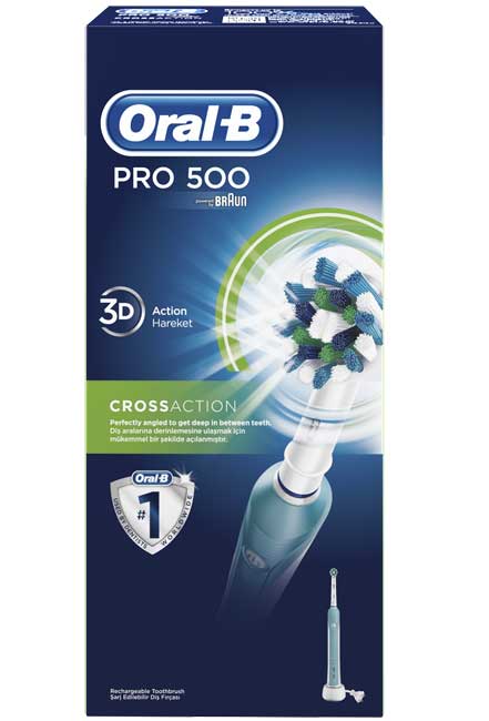Oral-B Električna četkica za zube D16 Pro 500 3D Clean 500311 - detalj