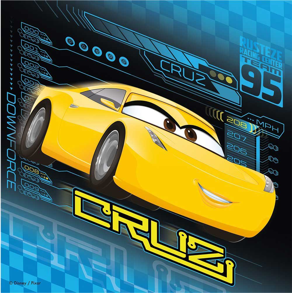 Ravensburger puzzle Dečije puzle - 3x49 - Disney - PIXAR - Cars 3 3x49 delova RA08026 - detalj