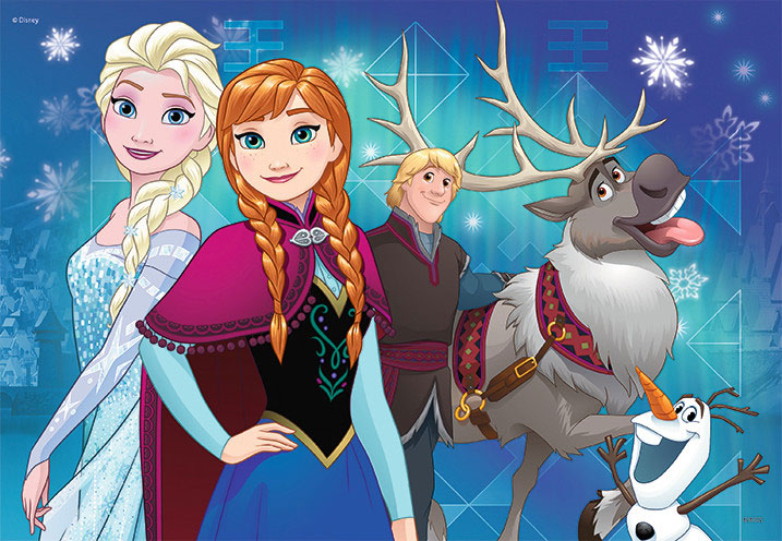 Ravensburger puzzle Dečije puzle - 2x24 - Disney - Frozen   2x24 dela RA09074 - detalj