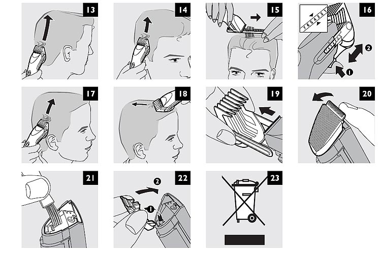 Philips Trimer QC5002 - detalj